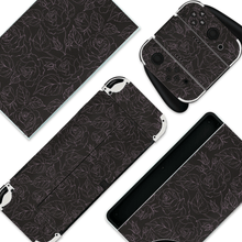 Load image into Gallery viewer, Black Rose Skin | Flower Nintendo Switch OLED or Lite Wrap
