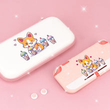 Load image into Gallery viewer, Corgi Boba Carry Case - Fits All Nintendo Switch