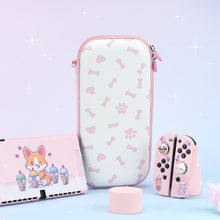 Load image into Gallery viewer, Corgi Boba Carry Case - Fits All Nintendo Switch