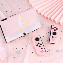 Load image into Gallery viewer, Moon Anime Bundle - Nintendo Switch Lite OLED Case Cover Grips