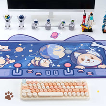 Load image into Gallery viewer, Space Dog Desk Mat Large Mouse Pad
