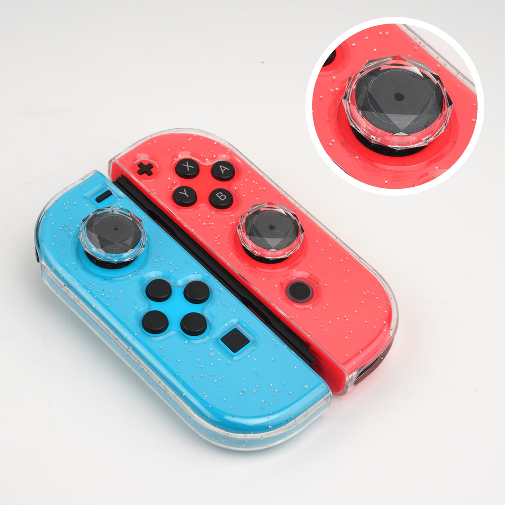 Load image into Gallery viewer, Hard Crystal Clear Thumb Grips - Nintendo Switch, Lite, OLED &amp; Switch 2 Cap Covers
