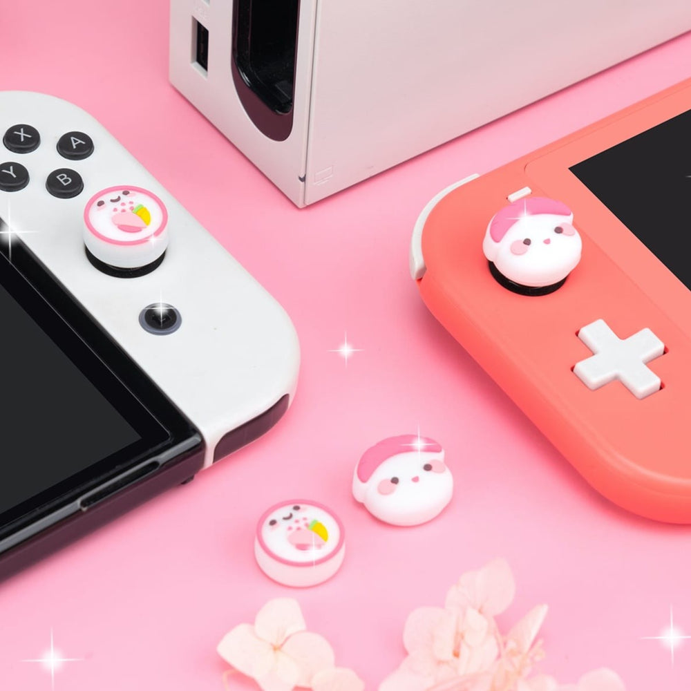 Load image into Gallery viewer, Sushi Thumb Grips - Cute Food Nintendo Switch Standard Lite OLED
